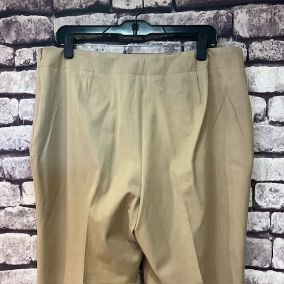 Talbots Khaki Heritage Style Dress Pants Size 14 - Picture 6 of 9
